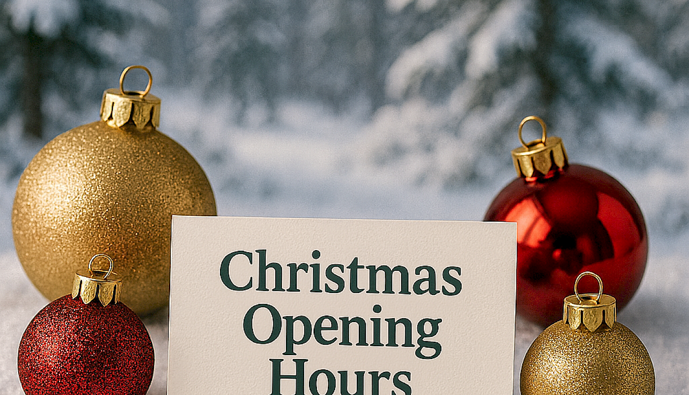 Grahams Christmas Opening Times